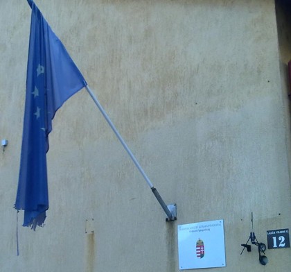 Európai Uniós zászló - Sallert a kopaszra